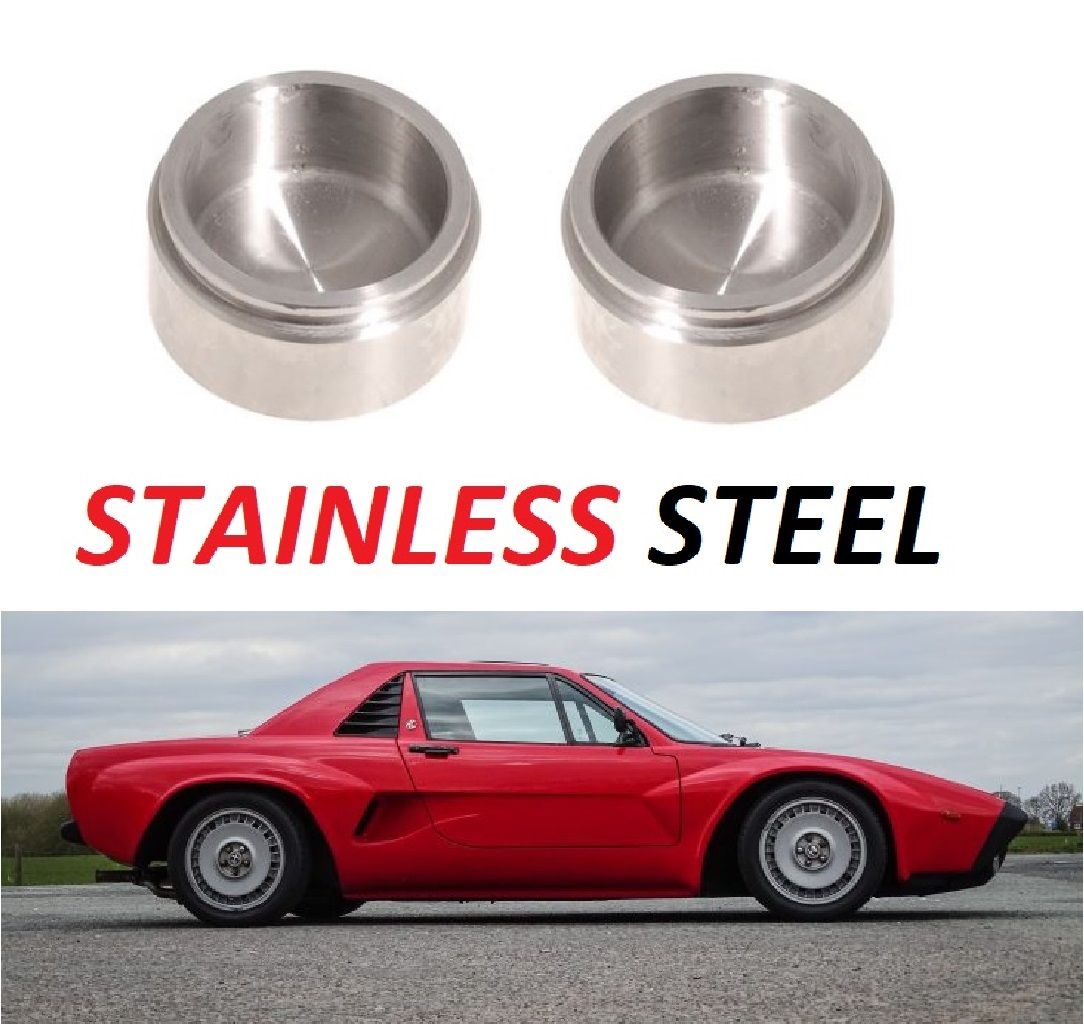 FRONT BRAKE CALIPER PISTONS x2 (** STAINLESS STEEL **) (AC 3000) (1979- 86) 